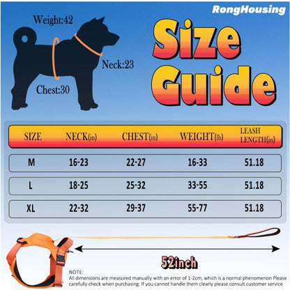 Retractable Dog Harness and Retractable Leash Set All-in-One.