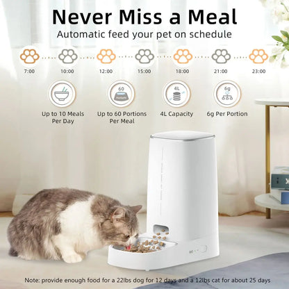 Automatic Remote Controlled Smart WiFi Pet Feeder