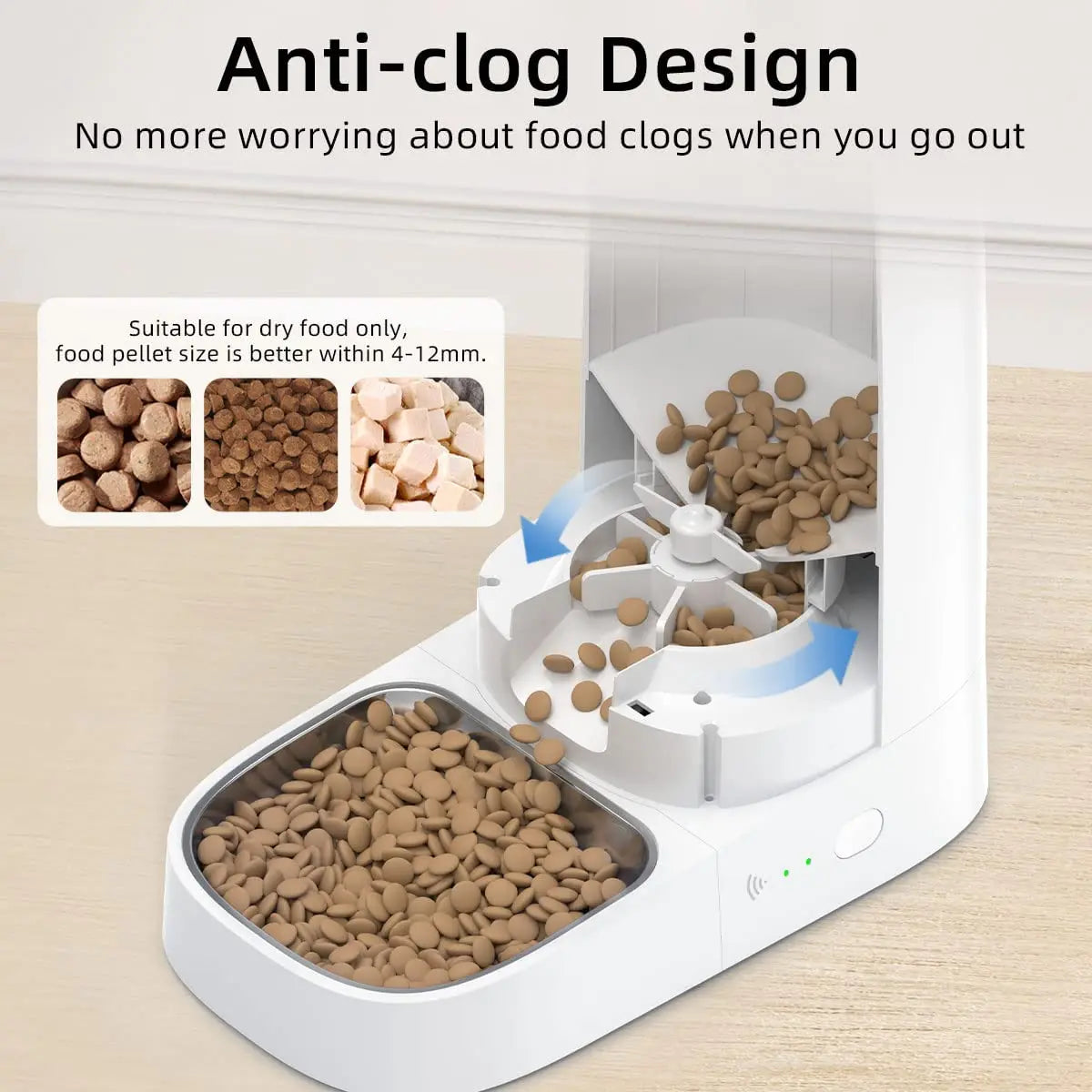 Automatic Remote Controlled Smart WiFi Pet Feeder