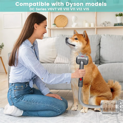 Dog Grooming Brush Attachment for Dyson Vacuum