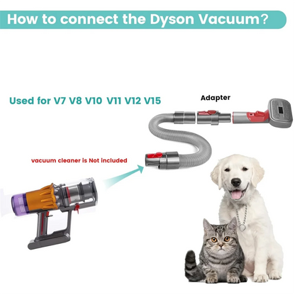 Dog Grooming Brush Attachment for Dyson Vacuum